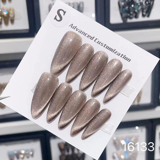 16133#Dark Curry Cat Eye