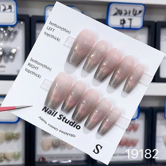 19182#Medium T Pink Cat¡¯s Eye