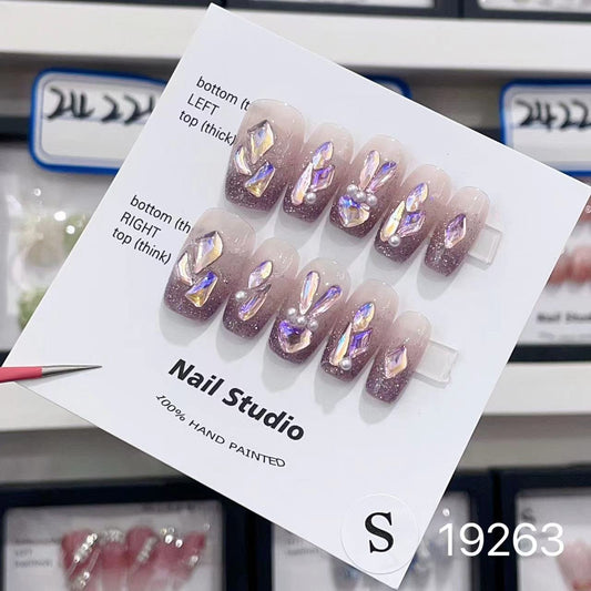 19263#Purple Bunny Short T