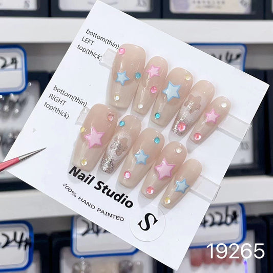 19265#Colored Star Bubbles