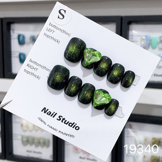 19340#Chasing the Light Green Heart