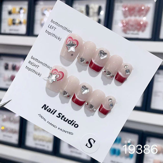 19386#Rose French Glitter Diamonds