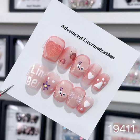 19411#Belle Strawberry Heart