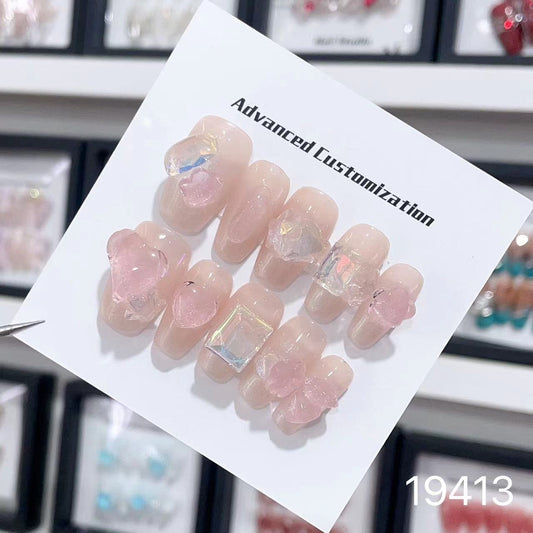 19413#Candy Heart Short T