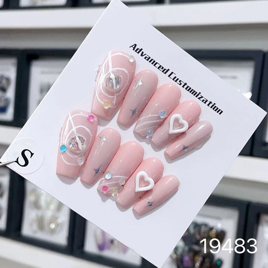 19483#Sweetheart Bubble Beads