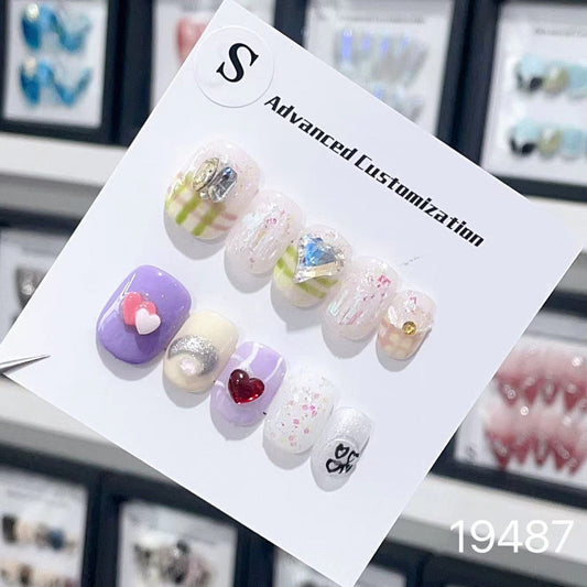 19487#Purple Love Sweetheart