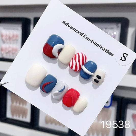 19538#Glossy Red Zebra