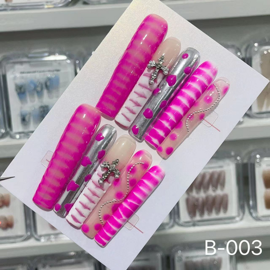 B-003 Rose Red Serpentine