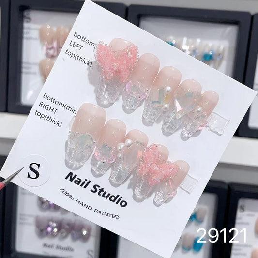 29121#Crystal Heart Butterfly