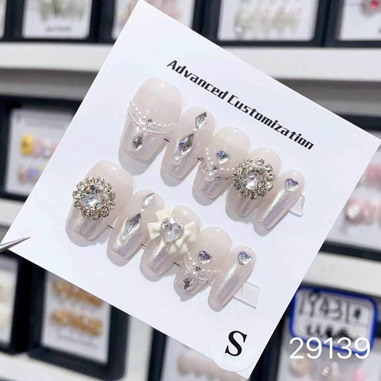 29139#Gemstone Necklace Short T